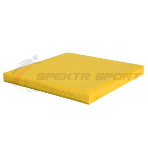 Купить Мат гимнастический 1х1х0,05 материал искожа, плотность 18 кг/м3 в Меленках 