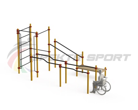 Купить Спортивный комплекс для инвалидов-колясочников WRK-D16_76mm в Меленках 